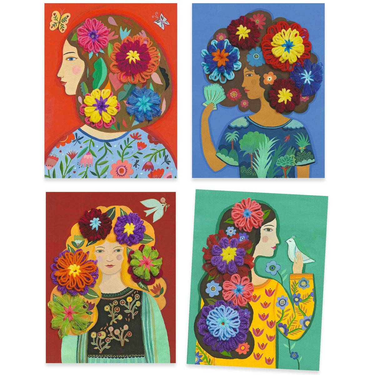 DJECO creatieve bloemen in een haardos 7-12 jr+ kopen