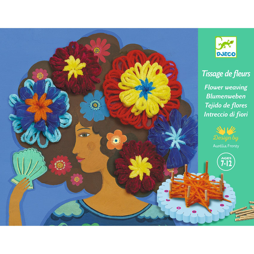 DJECO creatieve bloemen in een haardos 7-12 jr+