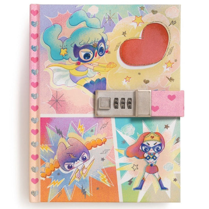 DJECO dagboek met cijferslot Lam A5