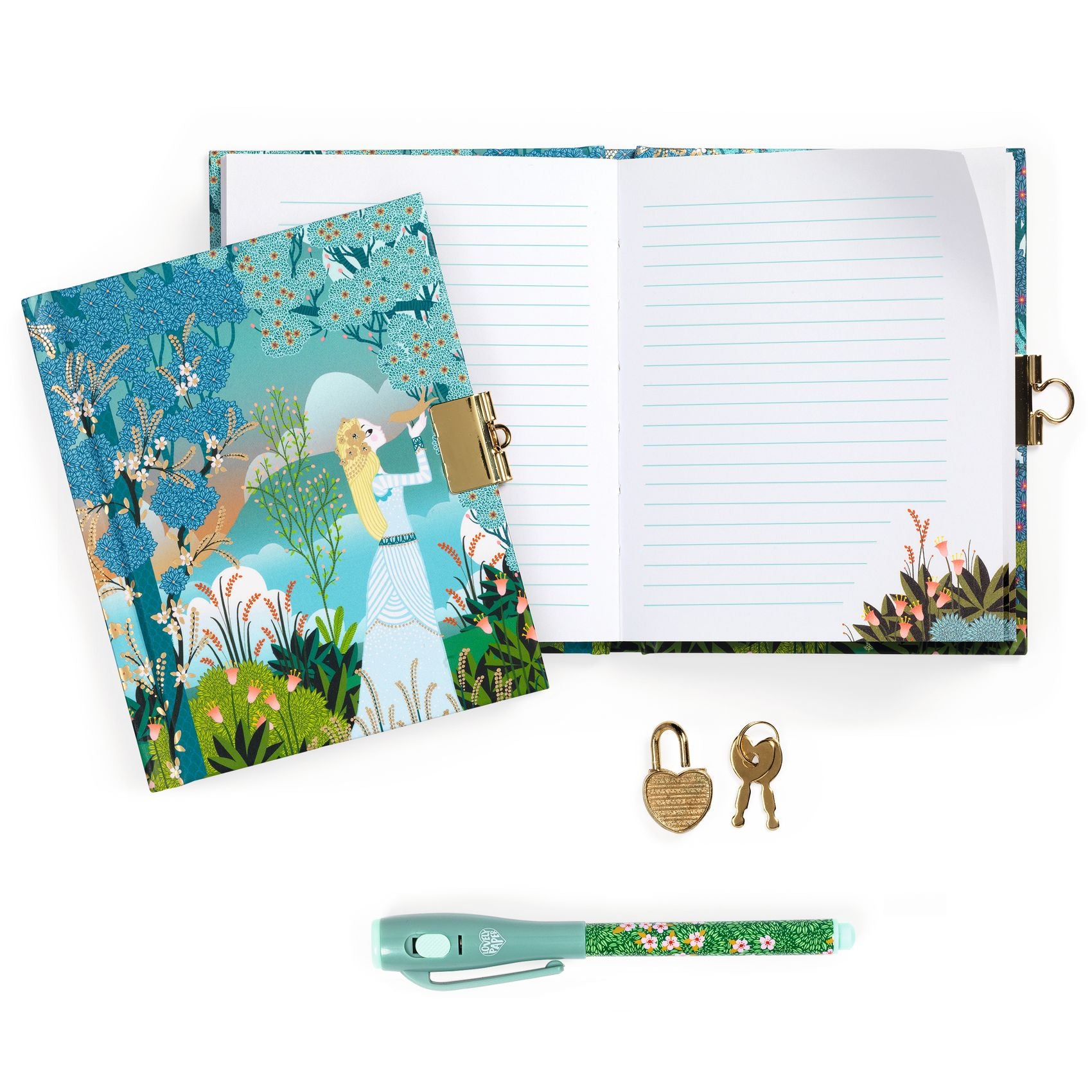 DJECO dagboek slot en magische pen Charlotte small