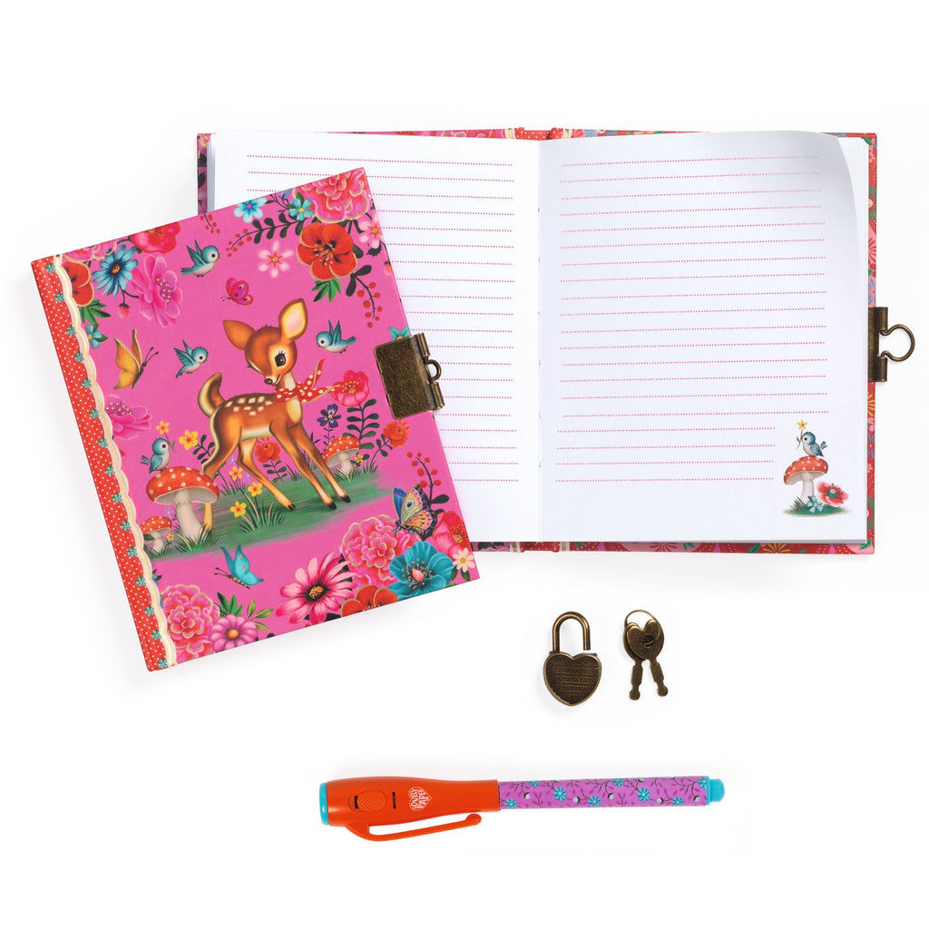 DJECO dagboek slot en magische pen Fiona small DD03651