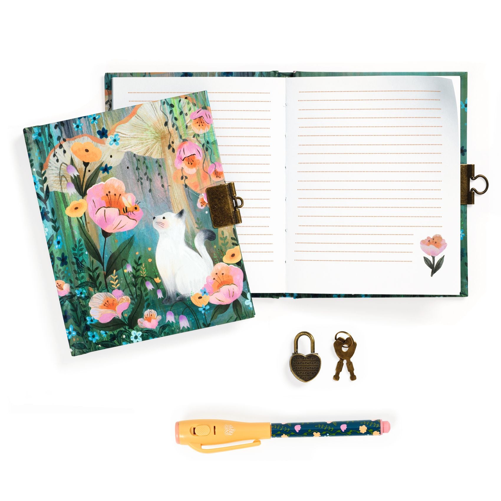DJECO dagboek slot en magische pen Kendra small