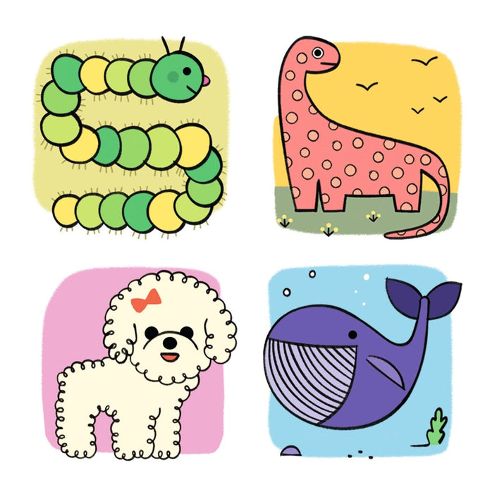 DJECO eduludo tekenkaarten Lama & Co 4 jr+