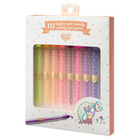DJECO glitter gelpennen 10 kleuren candy