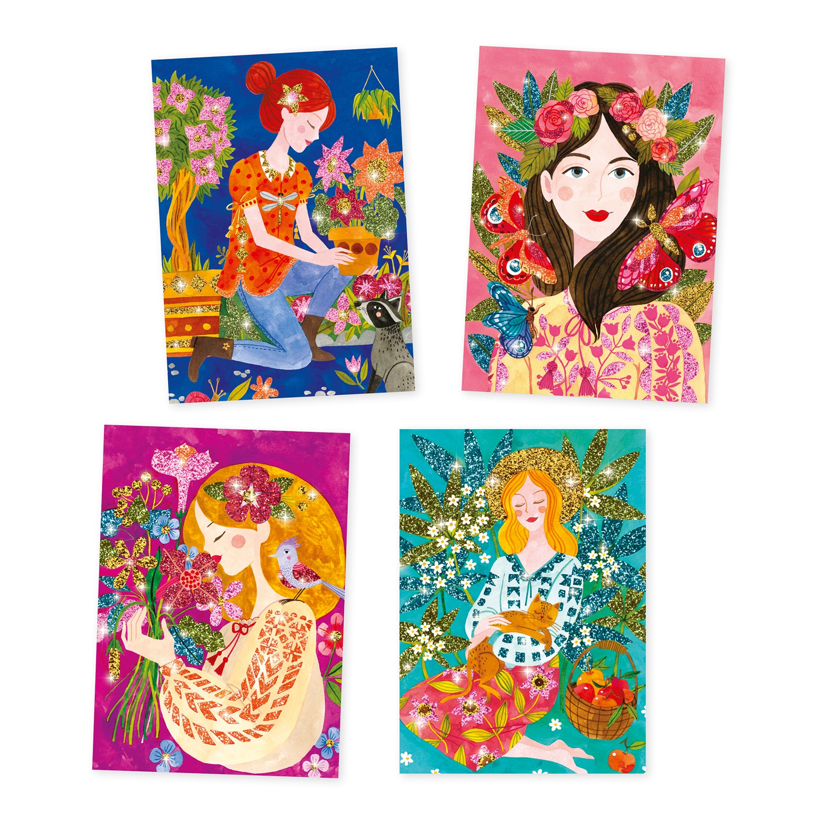 DJECO glitter zand Les parfum des fleurs 7 jr+