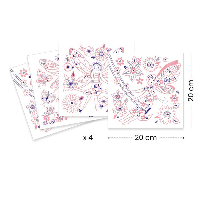 DJECO glossy kleurplaten small wings 5-8 jr+