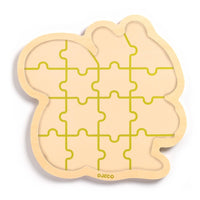 DJECO houten puzzel Nut 3 jr+ / 16 stks