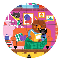 DJECO jumbo puzzel Huis van de vriendjes 3 jr+ / 36 stks