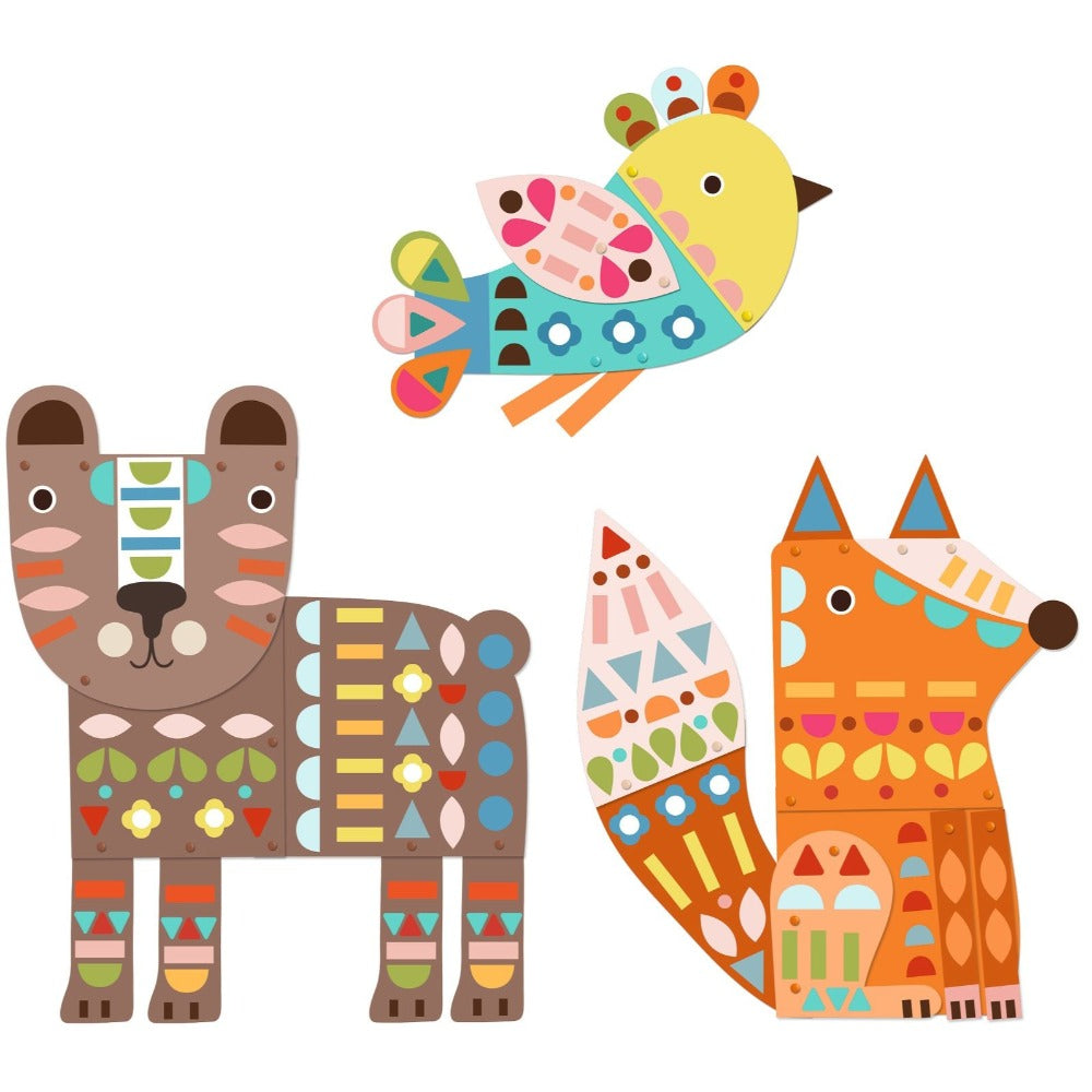 DJECO knutselen met papier giant animals 3-6 jr kopen