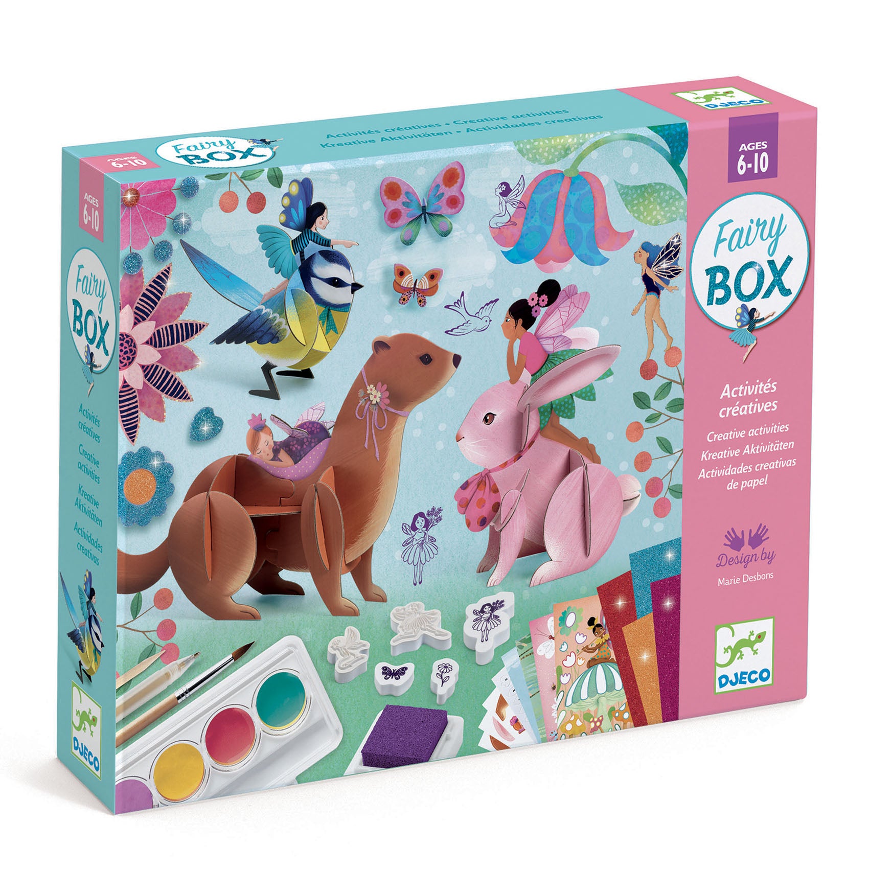DJECO knutselpakket 6 activiteiten Fairy 6 jr+