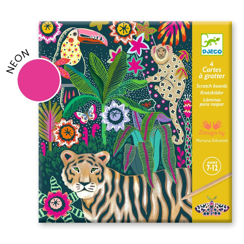 DJECO krasfolie kaarten Rococo 7 jr+