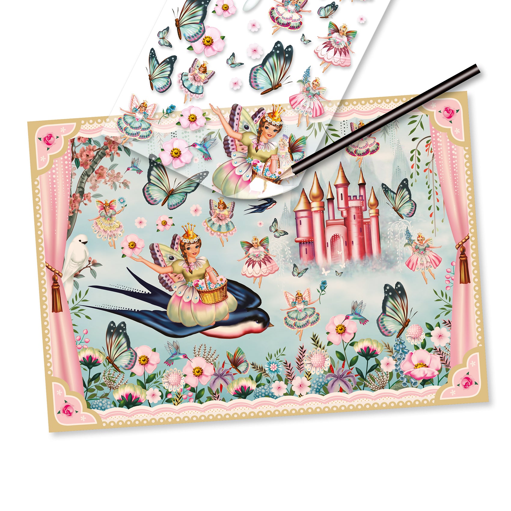 DJECO krasplaatjes fairyland 4-8 jr