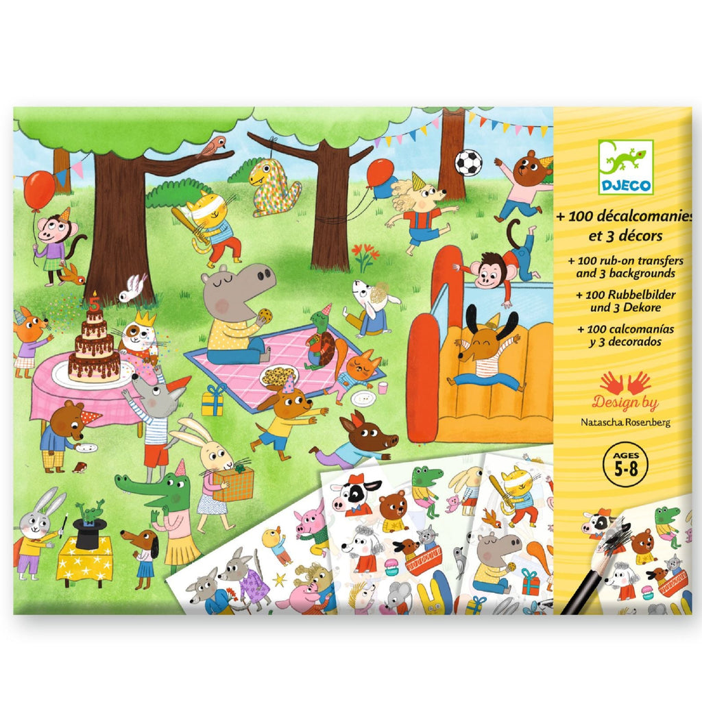DJECO krasplaatjes party time 5 jr+