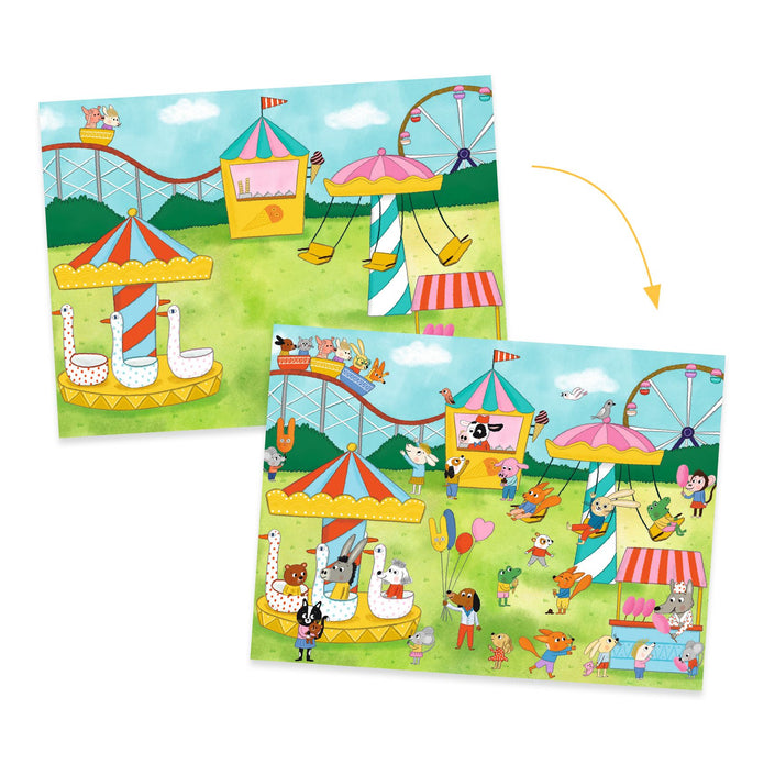 DJECO krasplaatjes party time b