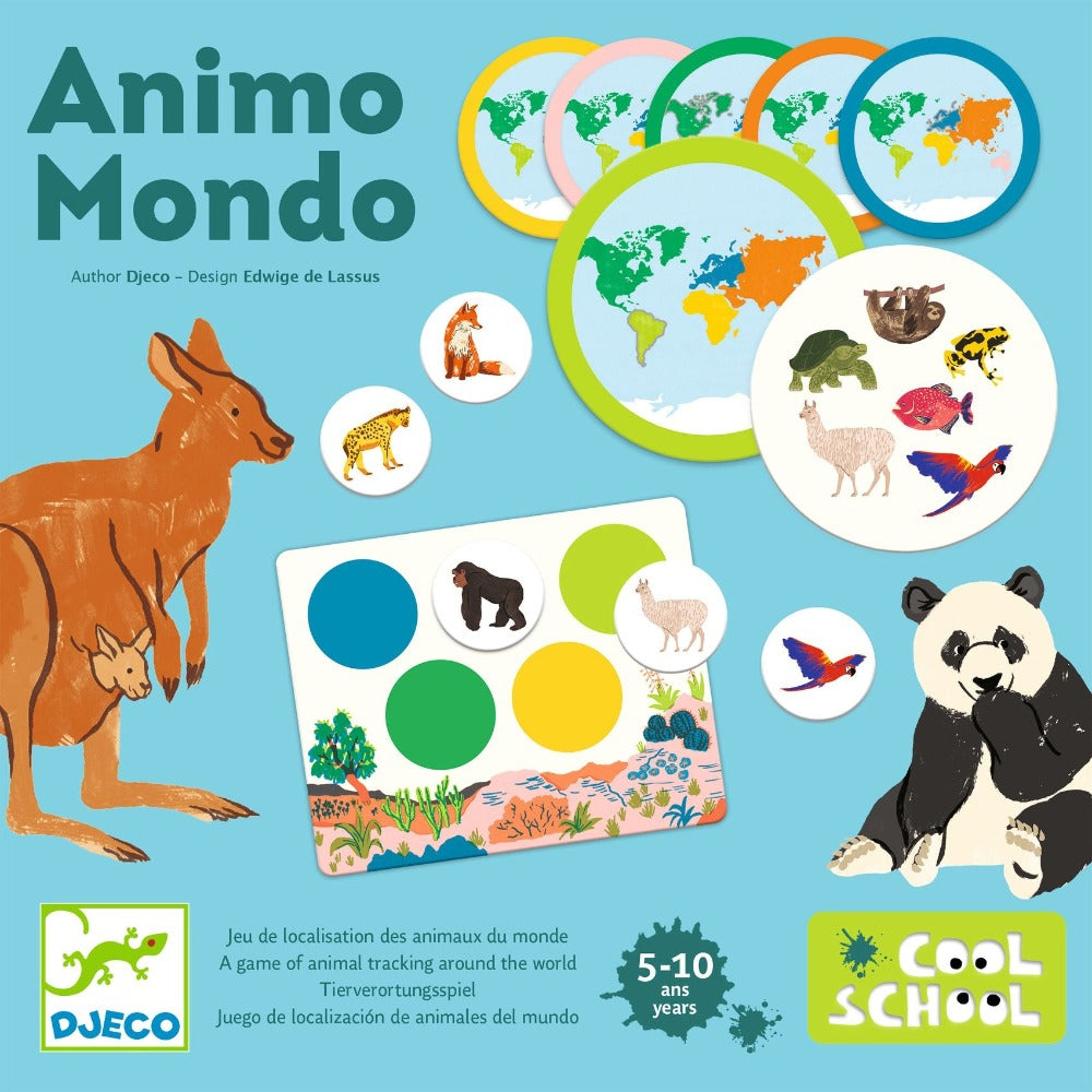 DJECO lotto Animo mondo 5 jr+