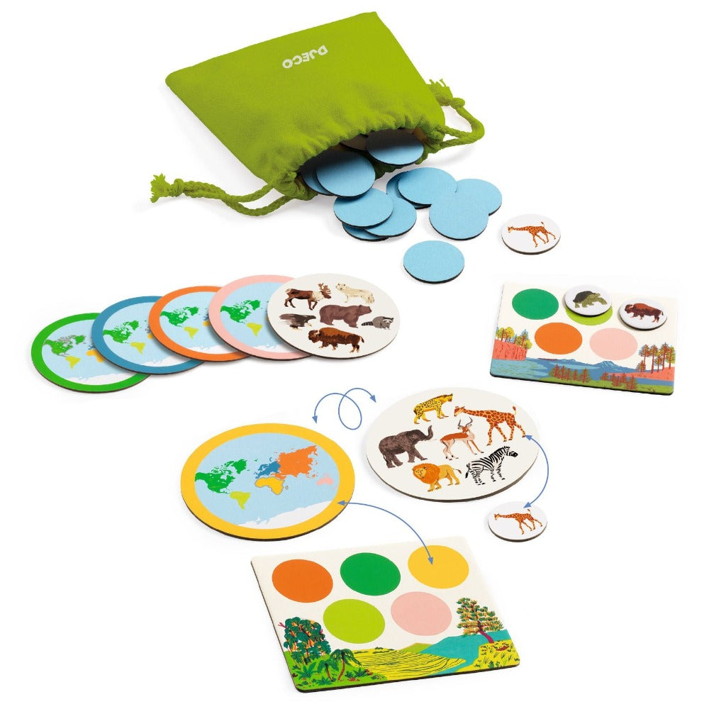 DJECO lotto Animo mondo 5 jr+