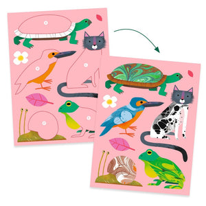 DJECO marmerpapier colorful 9 jr+