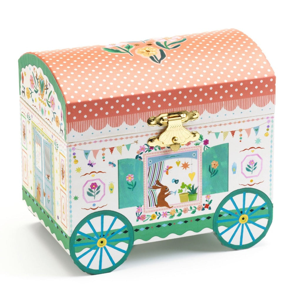 DJECO muziekdoos bijoux enchanted caravan kopen