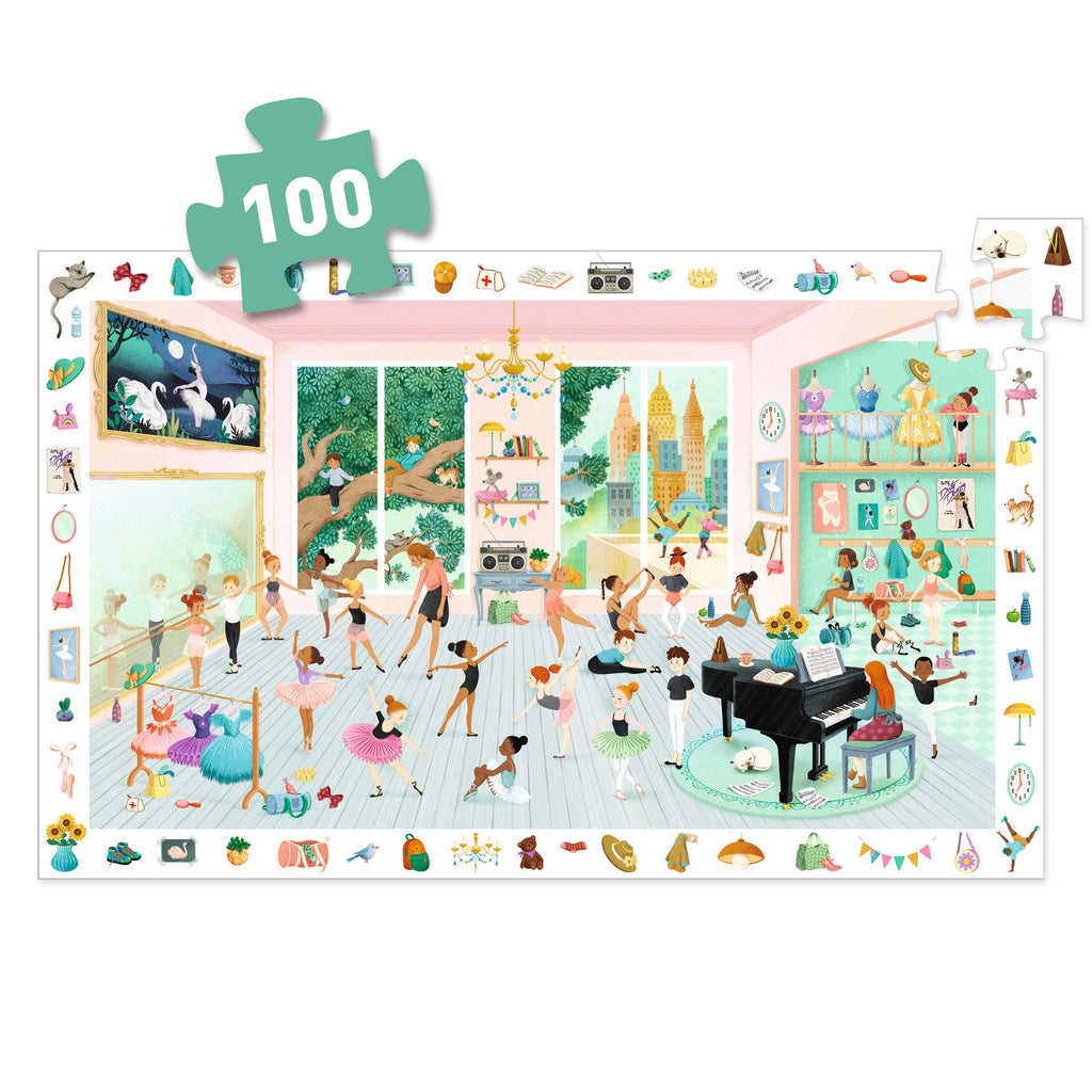DJECO observatie puzzel dance school 5 jr+/ 100stks kopen