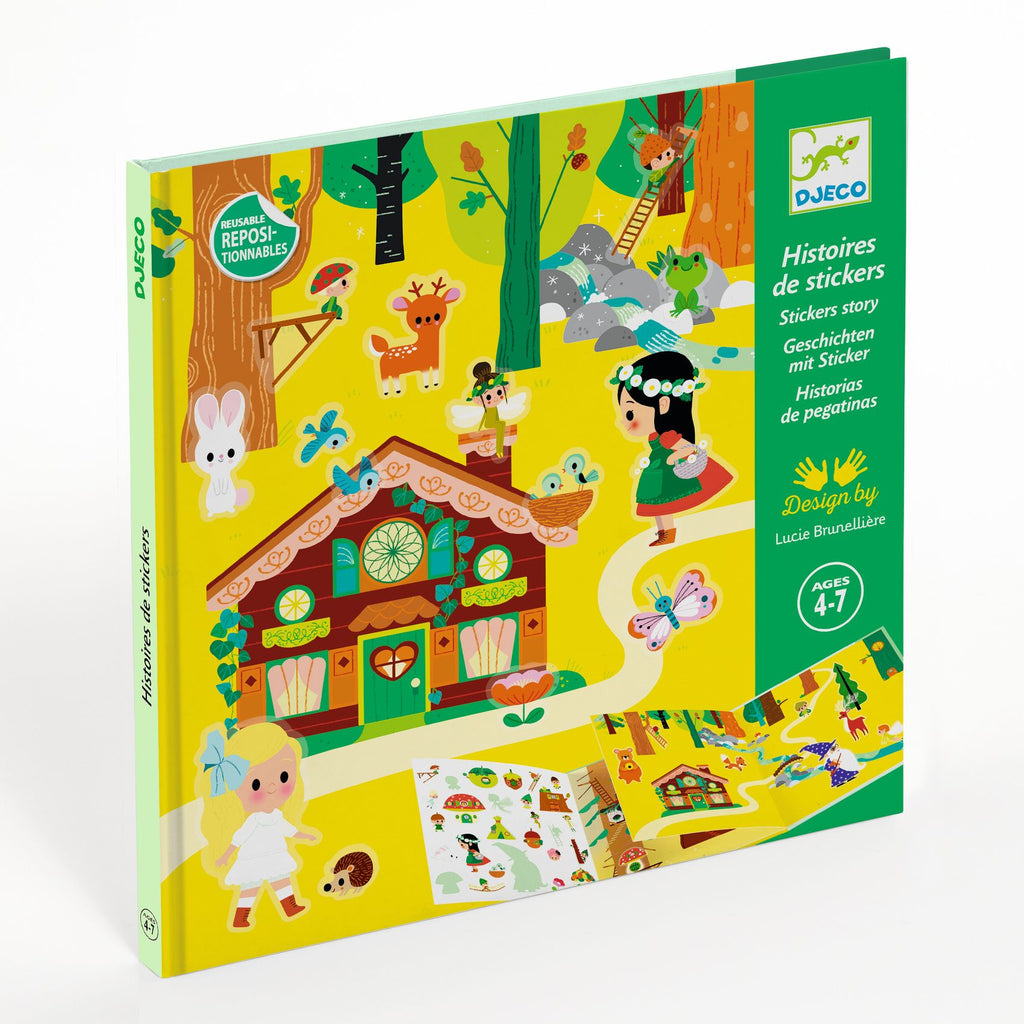 DJECO sticker story Magisch bos 4 jr+ 3070900089563