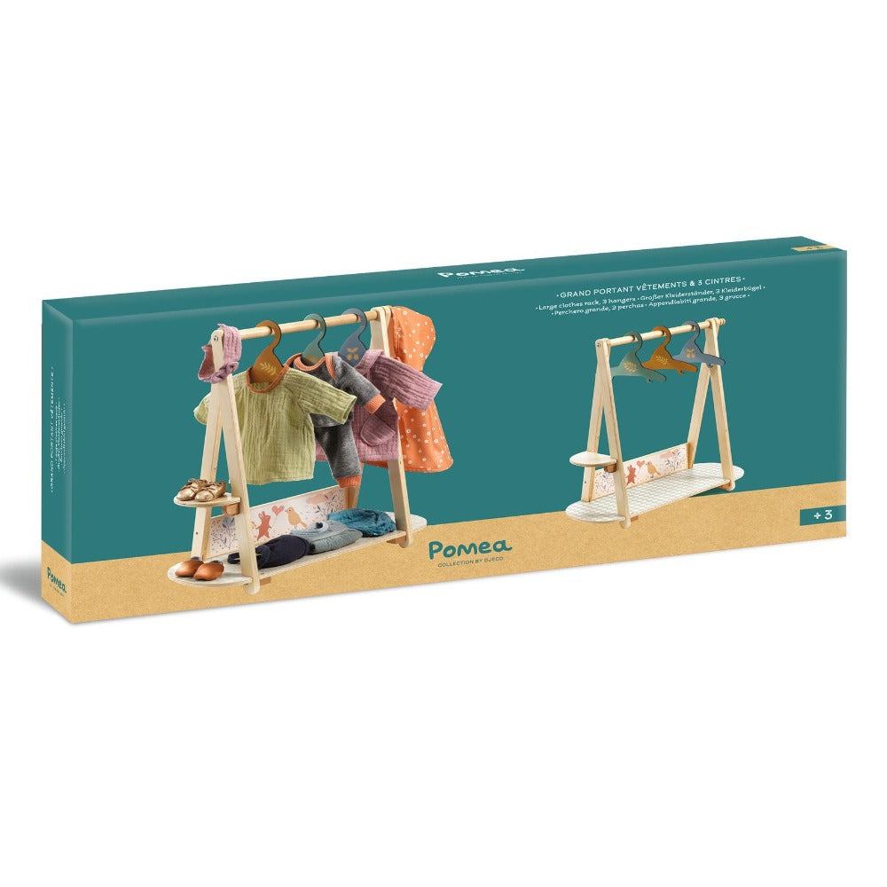 DJECO poppenkledingrek + hangers L 3 jr+