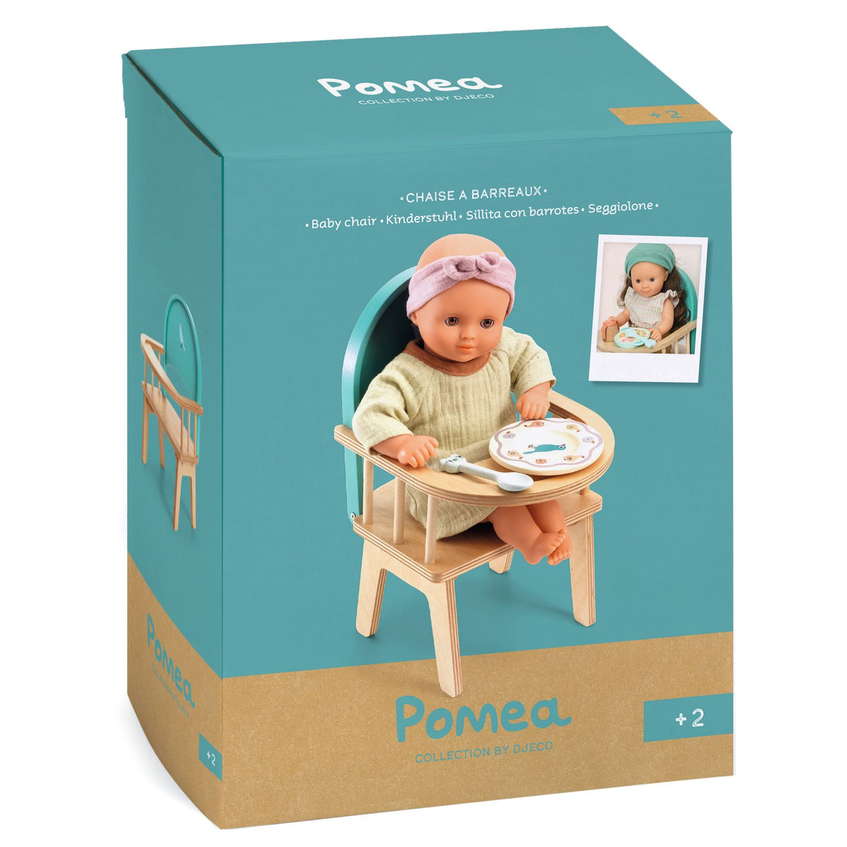 DJECO poppenstoel met spijlen 2 jr+