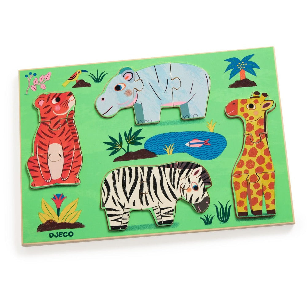 DJECO puzzel Coucou tiger 18 mnd+ DJ01264