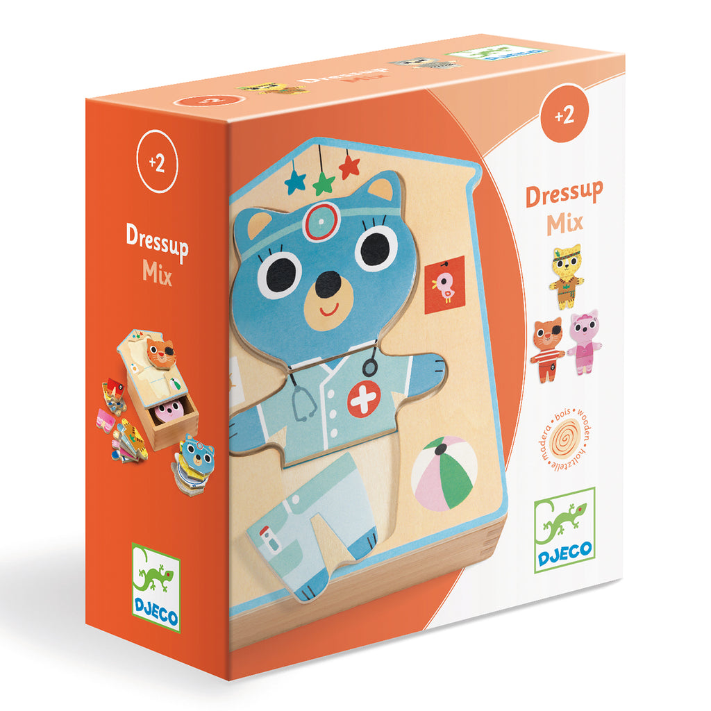 DJECO puzzel Dress up 2 jr + / 18 stks kopen