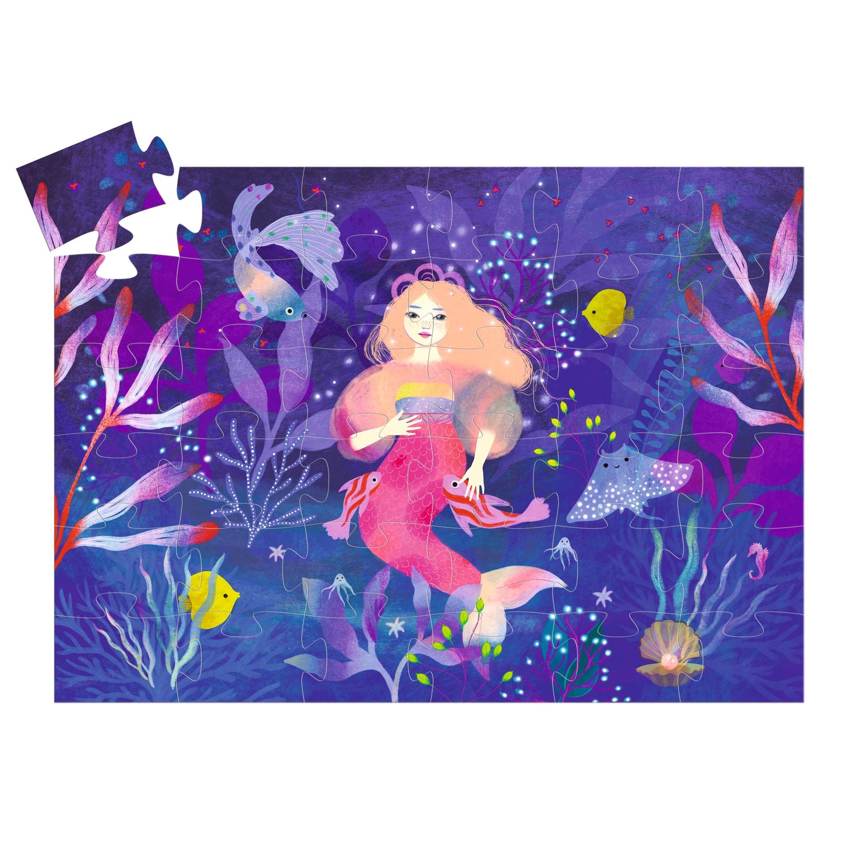DJECO puzzel Ella de Zeemeermin 4 jr / 36 stks