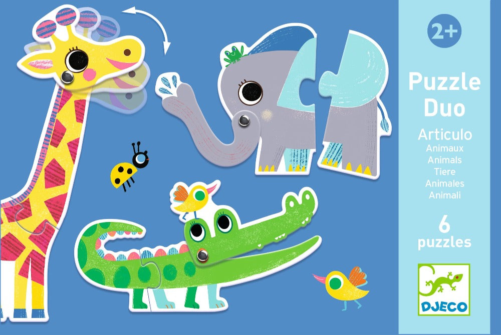 DJECO puzzel duo articulo dieren 2 jr+