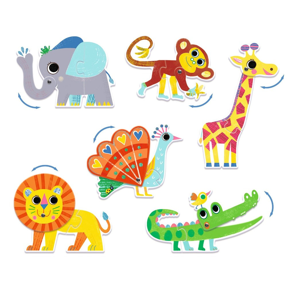 DJECO puzzel duo articulo dieren 2 jr+ DJ08262