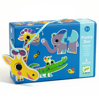 DJECO puzzel duo articulo dieren 2 jr+