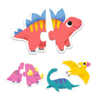 DJECO puzzel duo dinos 2 jr+