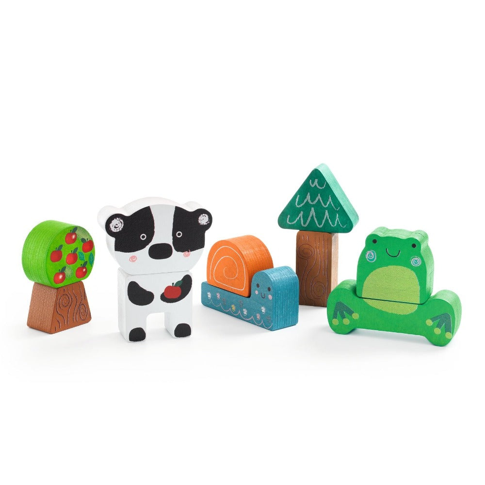 DJECO puzzel en stapelspel Happy 18 mnd+ kopen