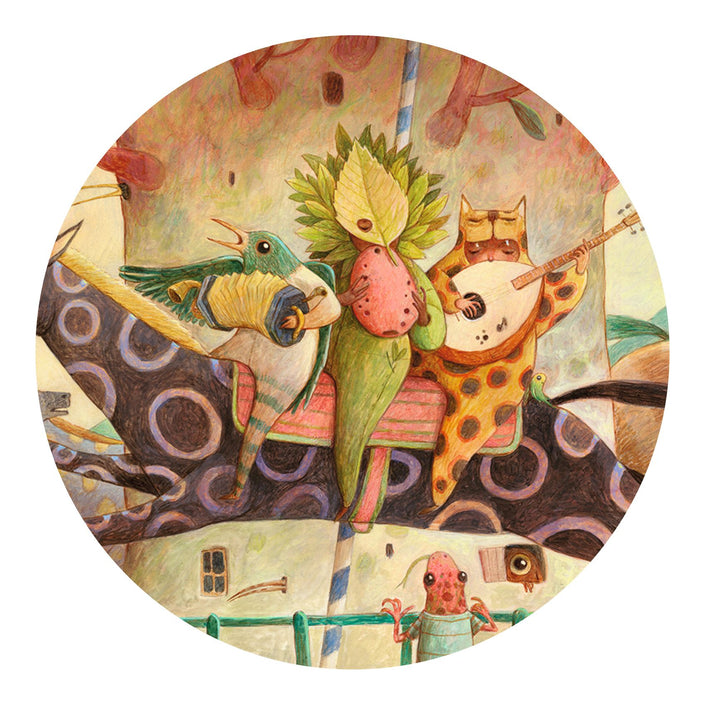 DJECO puzzel wonderful ride 5 jr+/ 100 stks