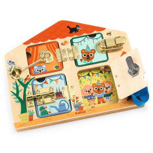 DJECO slotjes leren Cabanalock 3 jr+