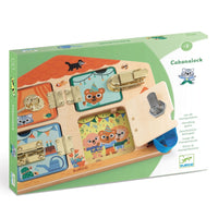 DJECO slotjes leren Cabanalock 3 jr+