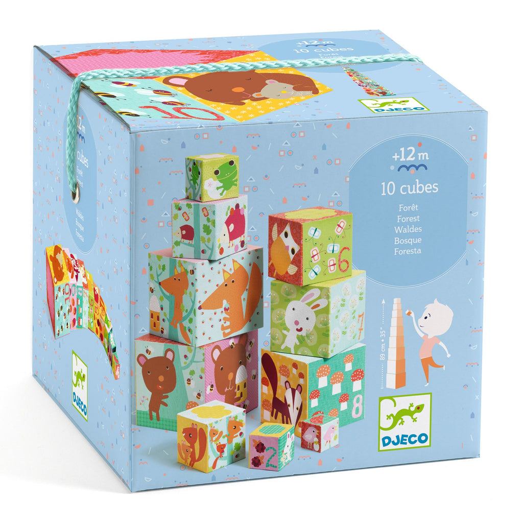 DJECO stapeltoren forest friends 12 mnd+ zwaar karton