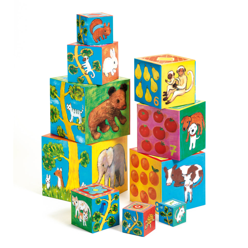 DJECO stapeltoren friends 12 mnd+ 3070900085060