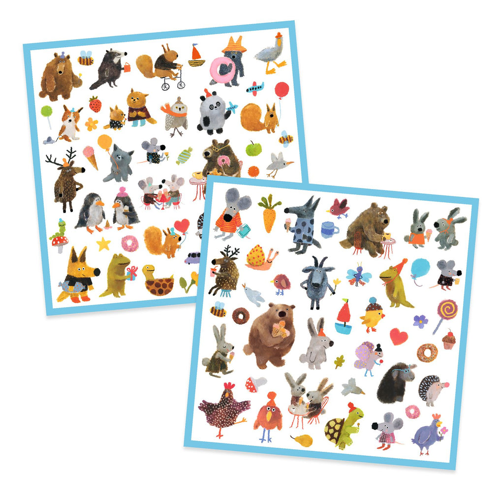 DJECO stickers Fluffy Friends 4 jr+ kopen