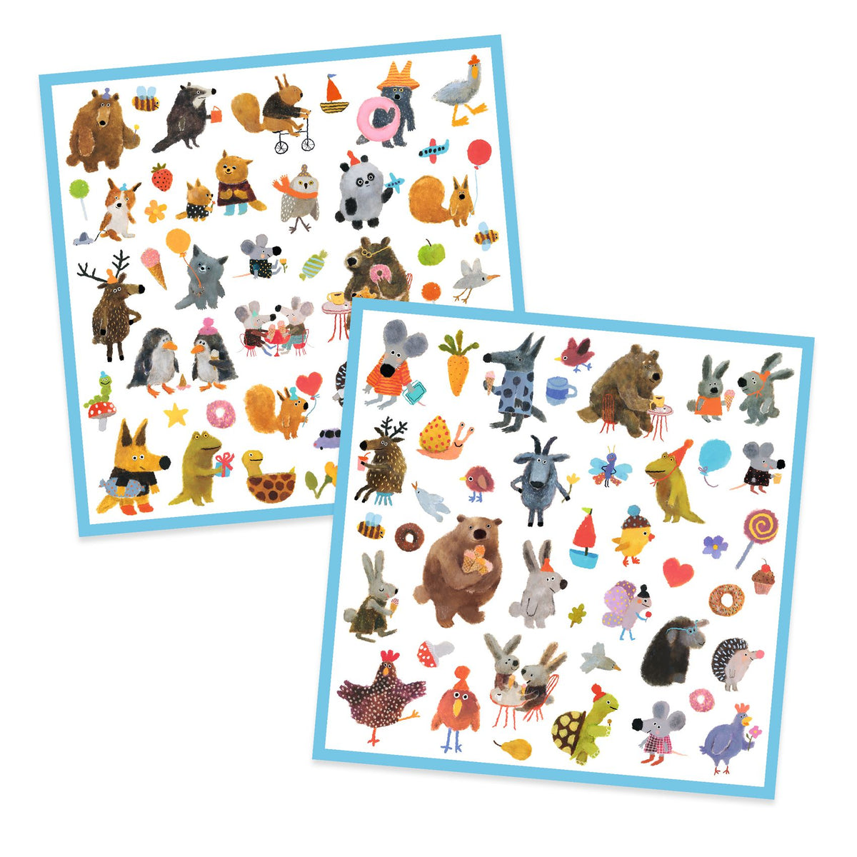 DJECO stickers Fluffy Friends 4 jr+
