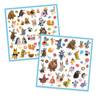 DJECO stickers Fluffy Friends 4 jr+