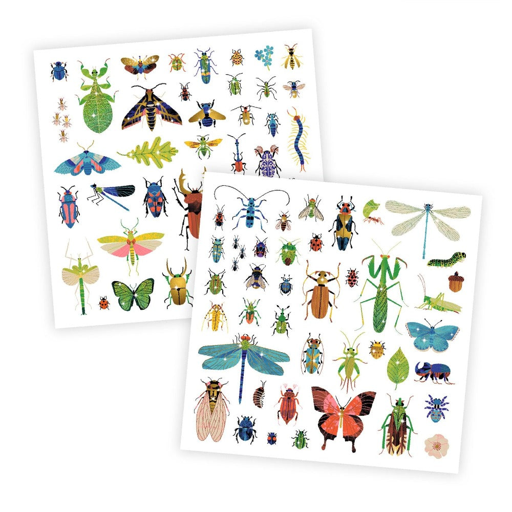 DJECO stickers Microkosmos metallic 4 jr+