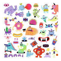 DJECO stickers Monsters 4 jr+