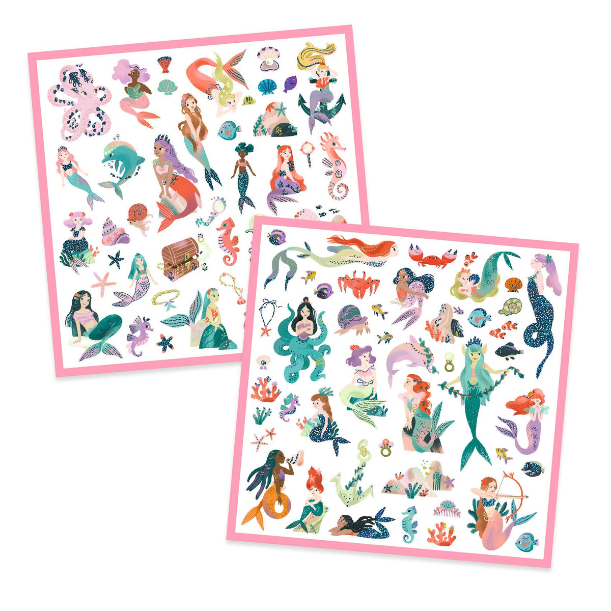 DJECO stickers Zeemeerminnen 4 jr+