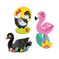 DJECO stickers vogels 18 mnd+