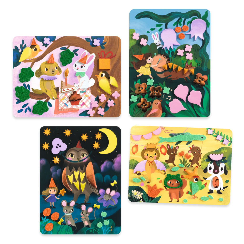 DJECO vilt collage's Sparkling Parties 3 -6 jr+ kopen