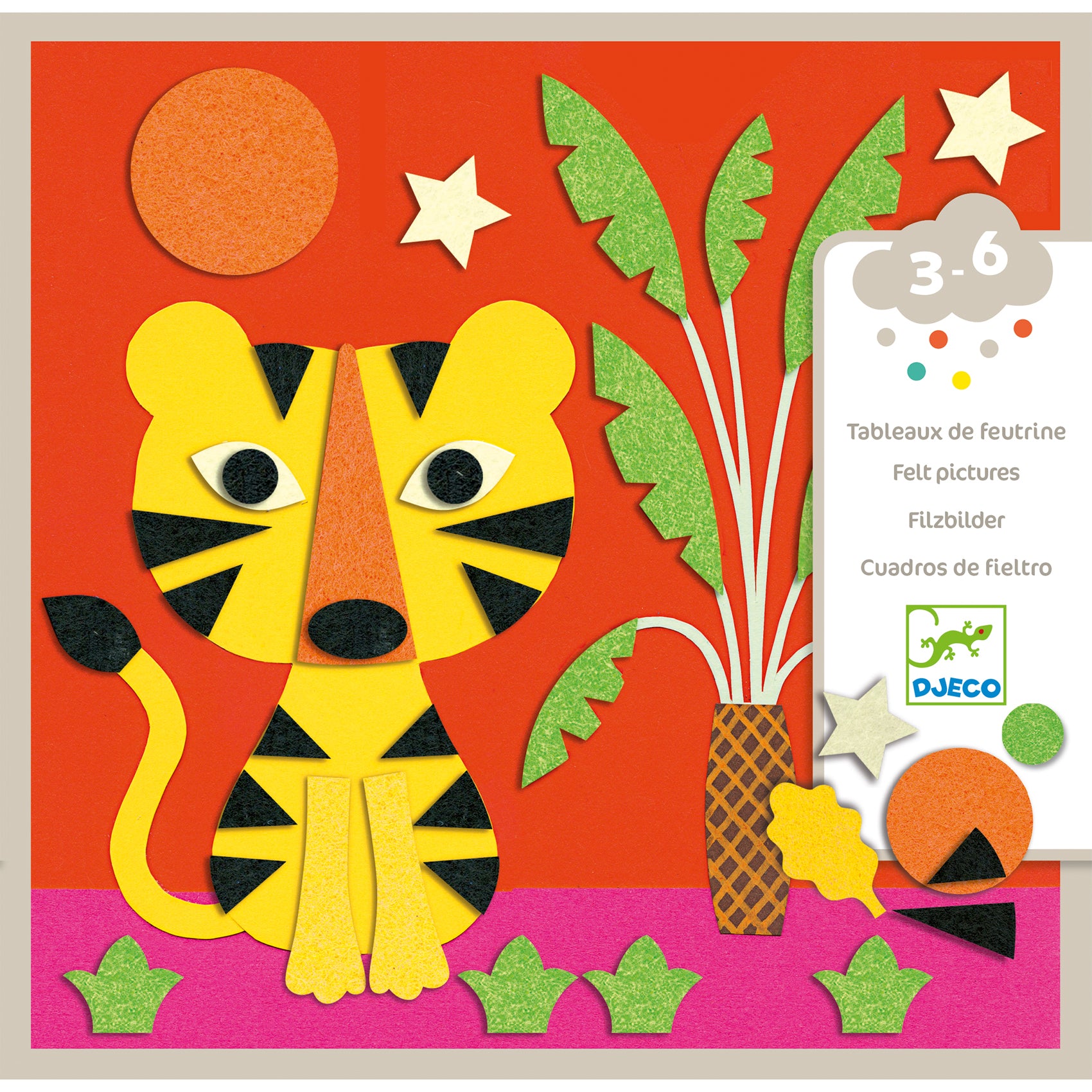 DJECO vilt collage's sweet nature 3 jr+