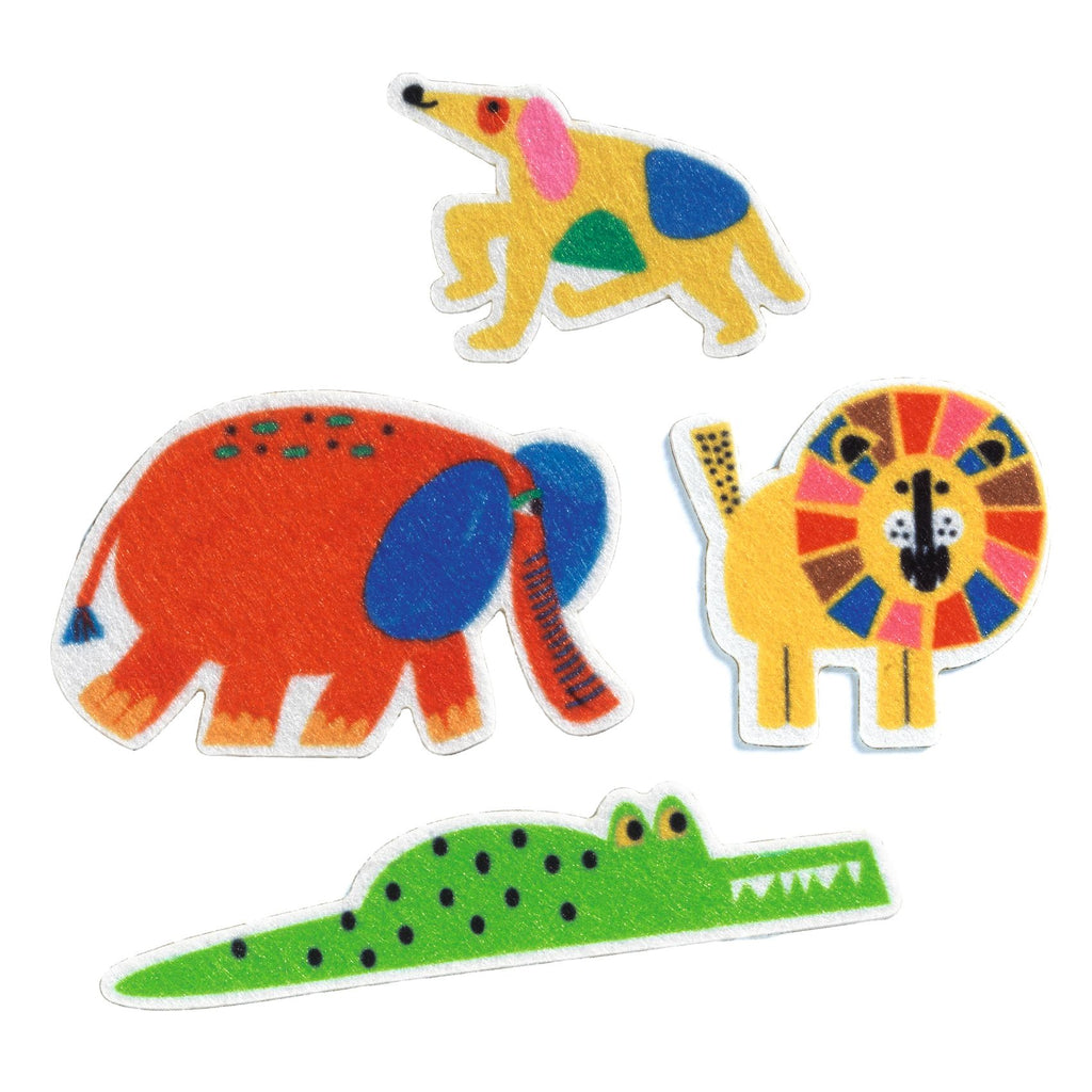 DJECO vilt stickers Overal dieren 18 mnd + kopen