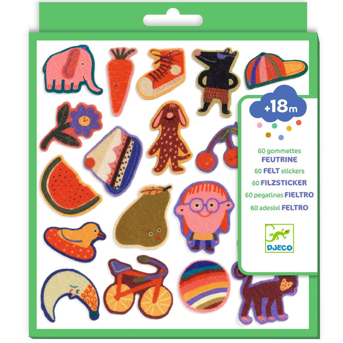 DJECO vilt stickers Silly Ones DJ00951 3070900009516
